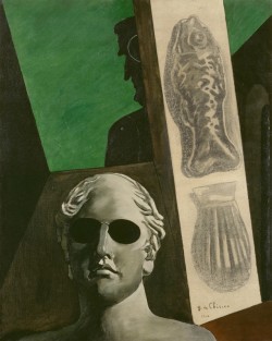 Giorgio de Chirico (1888-1978) Portrait (prémonitoire) de Guillaume Apollinaire, 1914