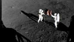 Armstrong-Aldrin-on-Moon