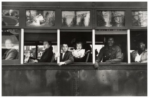 Trolley, New Orleans, 1955 – Robert Frank “The Americans” – Grove Press, 1959