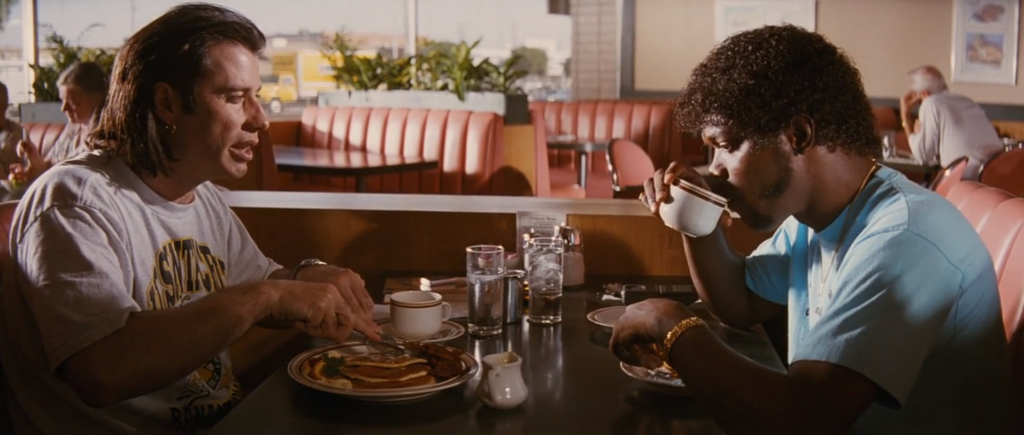 La colazione di Vincent in Pulp Fiction